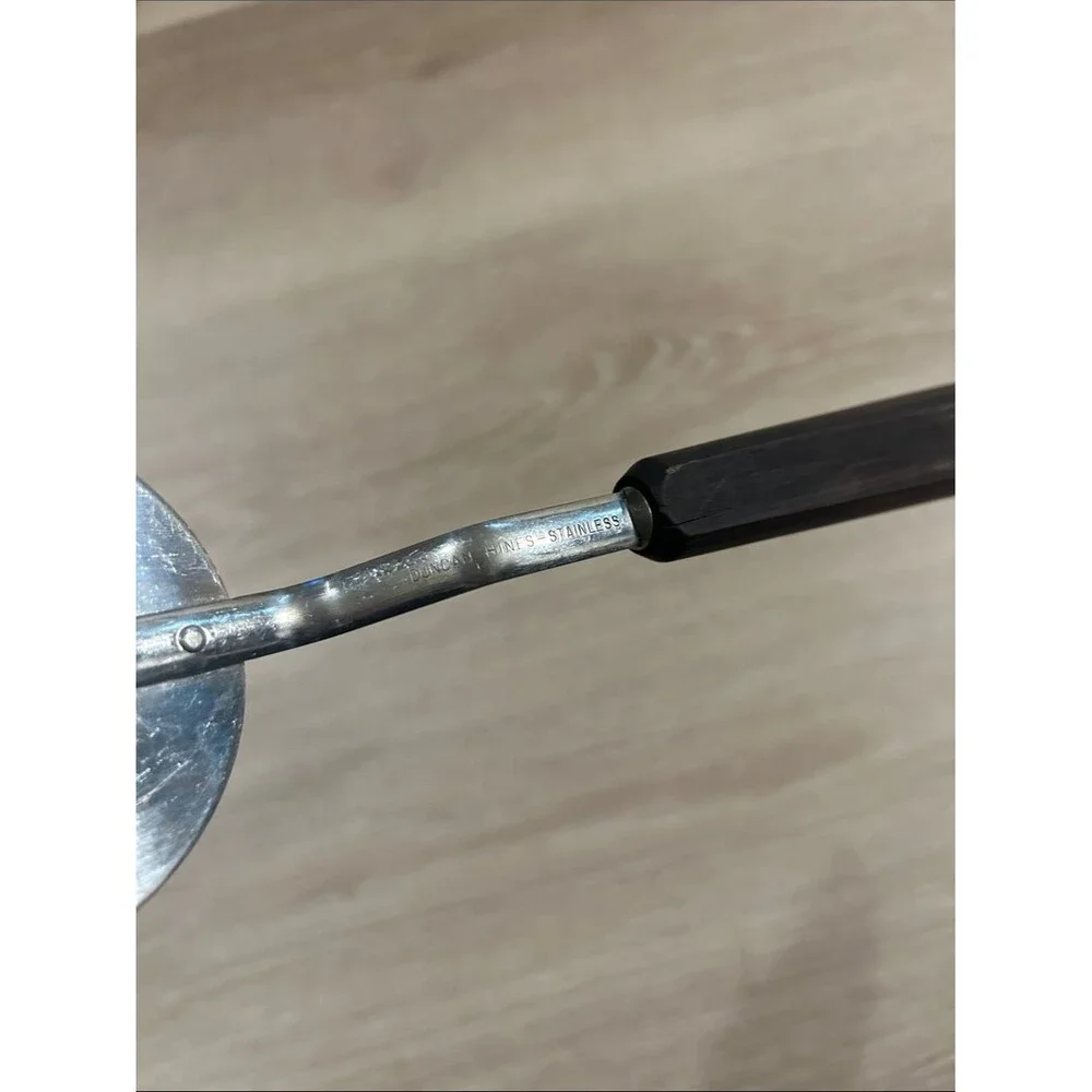 Duncan Hines Stainless Steel 6in Turner Spatula Wooden Handle